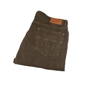 Ledbury Pants Mens 36x32 Brown Franklin Moleskin Chino Straight 5-Pocket Casual